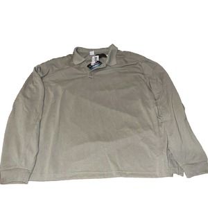 NWT PERFECTION ECLIPSE SERIES MENS LONG SLEEVE POLO Microban 3XL